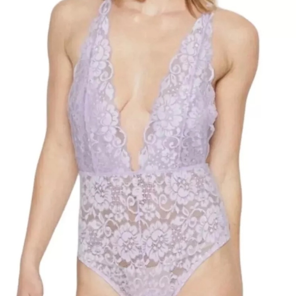 Free People x We are HAH- Comin' in HAHt Lace Bodysuit - Picture 6 of 7
